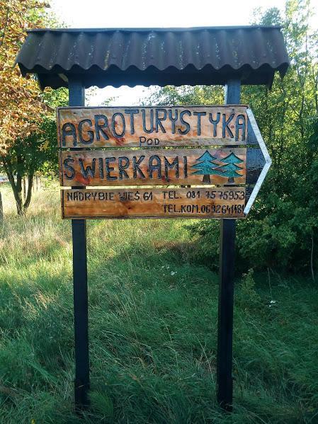 Agroturystyka Pod Swierkami Nadrybie Exteriör bild